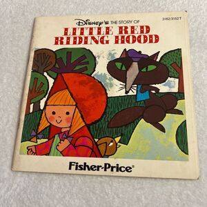 Disney’s Story Of Little Red Riding Hood Read Along Book & Record 24 Pg 33 1/3 R
